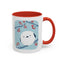 Cute Bird & Cherry Blossom Accent Coffee Mug - 11oz & 15oz