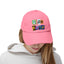 The Nerdy Birder - "Bird Nerd" Distressed Cap, Casual Hat for Bird Lovers, Unique Gift for Nature Enthusiasts, Trendy Apparel for Outdoor Adventures