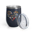 Bird Heart Wine Tumbler- 12oz Insulated Cup for Nature Lovers