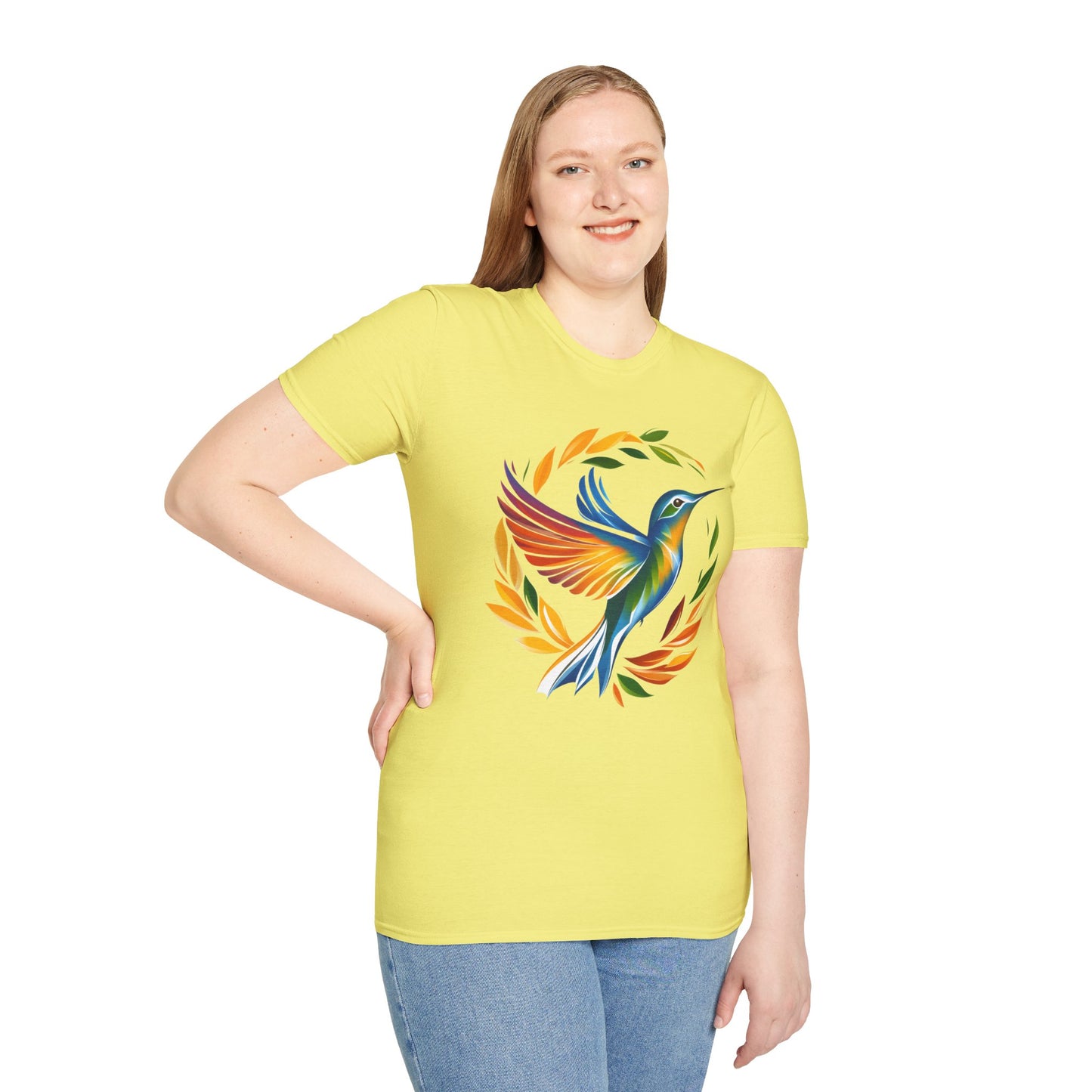 Hummingbird Rainbow Softstyle T-Shirt