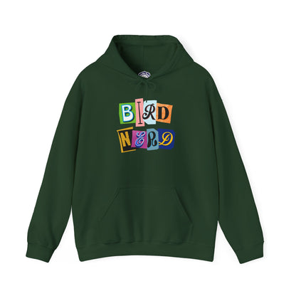 Bird Nerd Unisex Hooded Sweatshirt - Cozy Gift for Birdwatchers, Nature Lovers, Casual Style, Eco-Friendly, Every Day Wear
