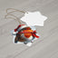 Christmas Robin Bird Ceramic Ornament - Festive Holiday Decor