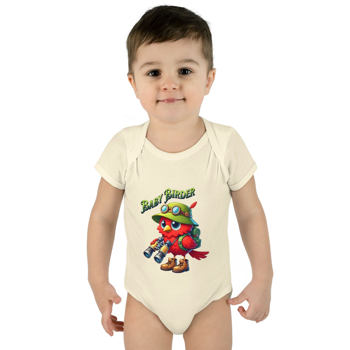 The Nerdy Birder - Baby Birder Infant Bodysuit, Cute Baby Clothes, Baby Shower Gift, Newborn Outfit, Baby Apparel, Gift for Bird Enthusiasts