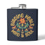 Birding Heals Birder Flask | Stainless Steel 6oz Hip Flask for Nature Lovers, Outdoor Adventures, Gifts for Birders, Hiking Accessory