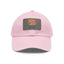 Peace Love Birds  Hat with Leather Patch, Casual Cap for Bird Lovers