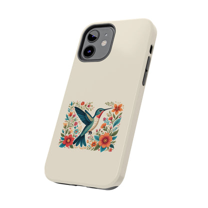 Hummingbird in Bloom Tough Phone Cases