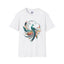 Elegant Peacock Unisex Softstyle T-Shirt