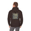 The Nerdy Birder - Eagle Soars Back Design Unisex Hoodie - Cozy Sweatshirt for Nature Lovers