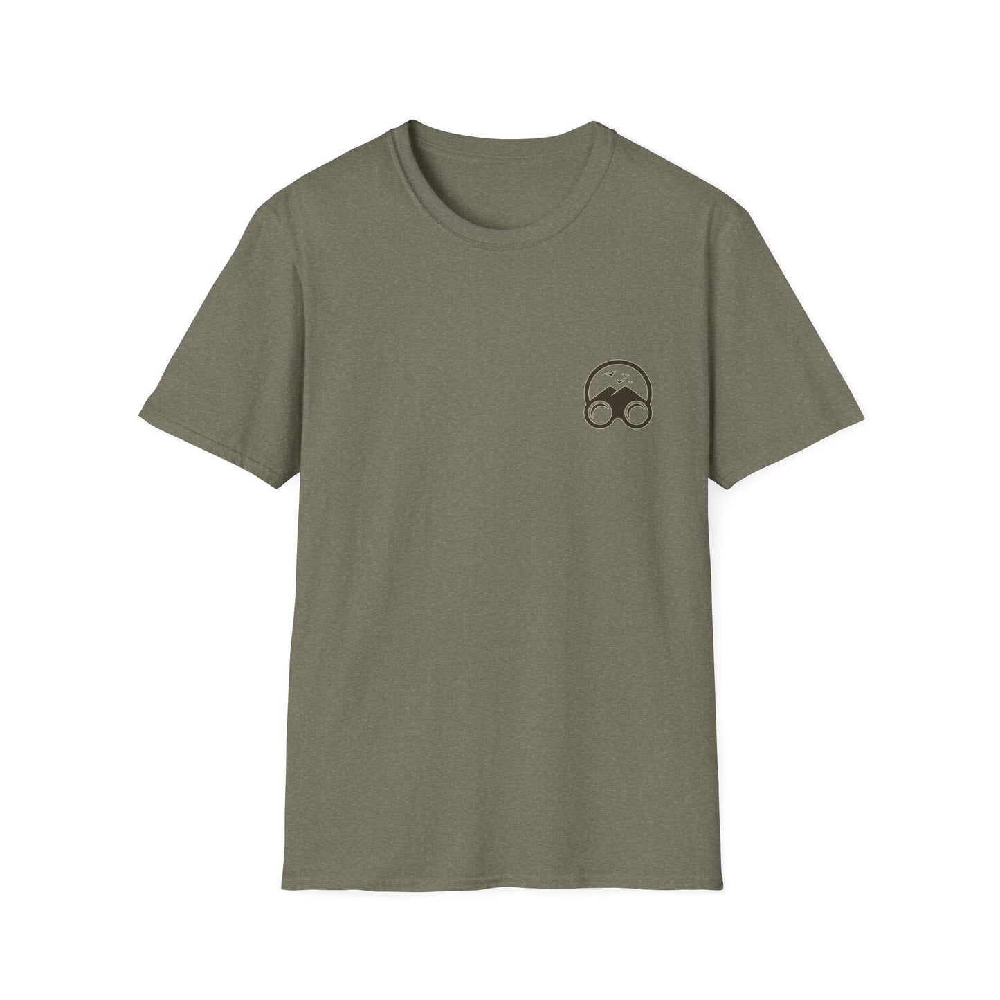 Texas Red-Tailed Hawk on the back of the T-Shirt