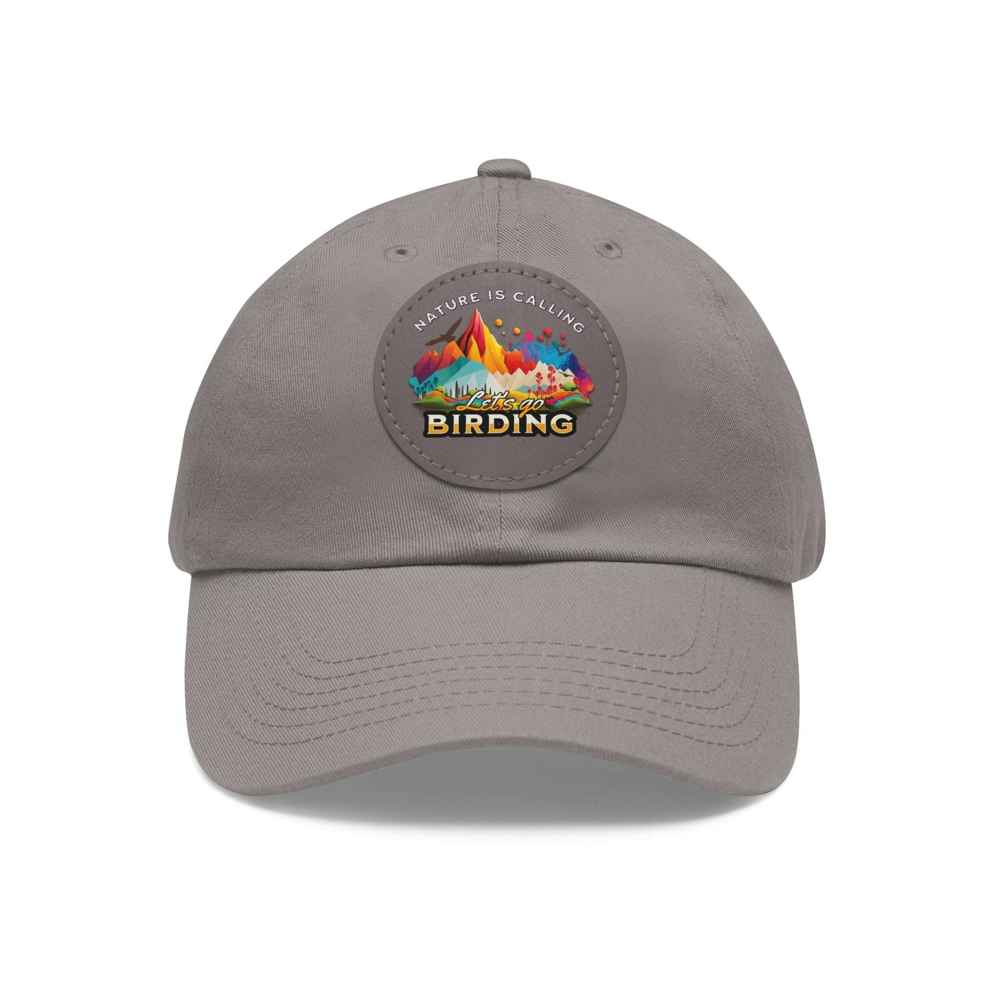 The Nerdy Birder - "Let's Go Birding"  Dad Hat, Leather Patch Cap, Perfect Gift for Dads, Nature Lovers, Casual Style Cap, Summer Accessories