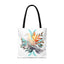 Peaceful Dove Tote Bag in White