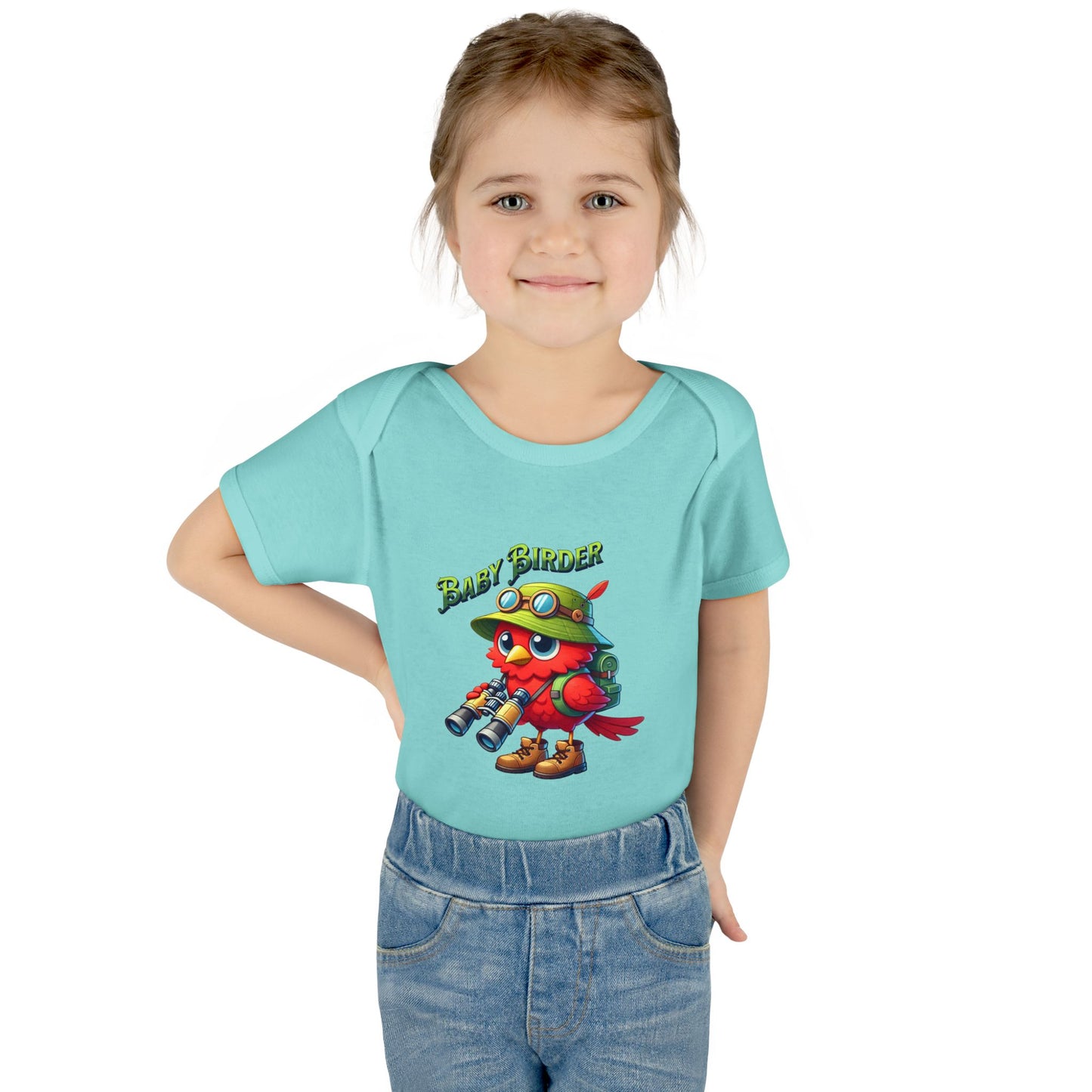 The Nerdy Birder - Baby Birder Infant Bodysuit, Cute Baby Clothes, Baby Shower Gift, Newborn Outfit, Baby Apparel, Gift for Bird Enthusiasts