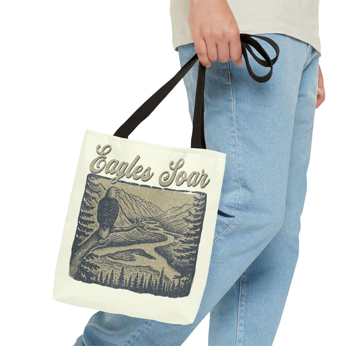 Eagles Soar Tote Bag - Nature Lover's Canvas Bag