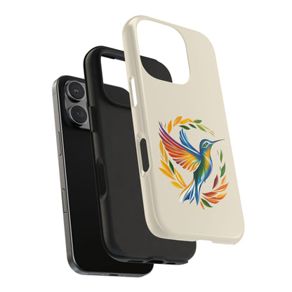 Hummingbird Rainbow Tough Phone Cases