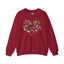 Bird Heart Graphic Unisex Crewneck Sweatshirt