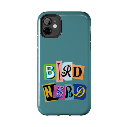The Nerdy Birder - Bird Nerd Tough Phone Cover for Bird Lovers, Unique Gift for Wildlife Enthusiasts