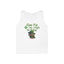 St. Patrick's Day Owl Lover's Unisex Heavy Cotton Tank Top - Fun and Playful 'Kiss Me I'm Irish for Today' Design