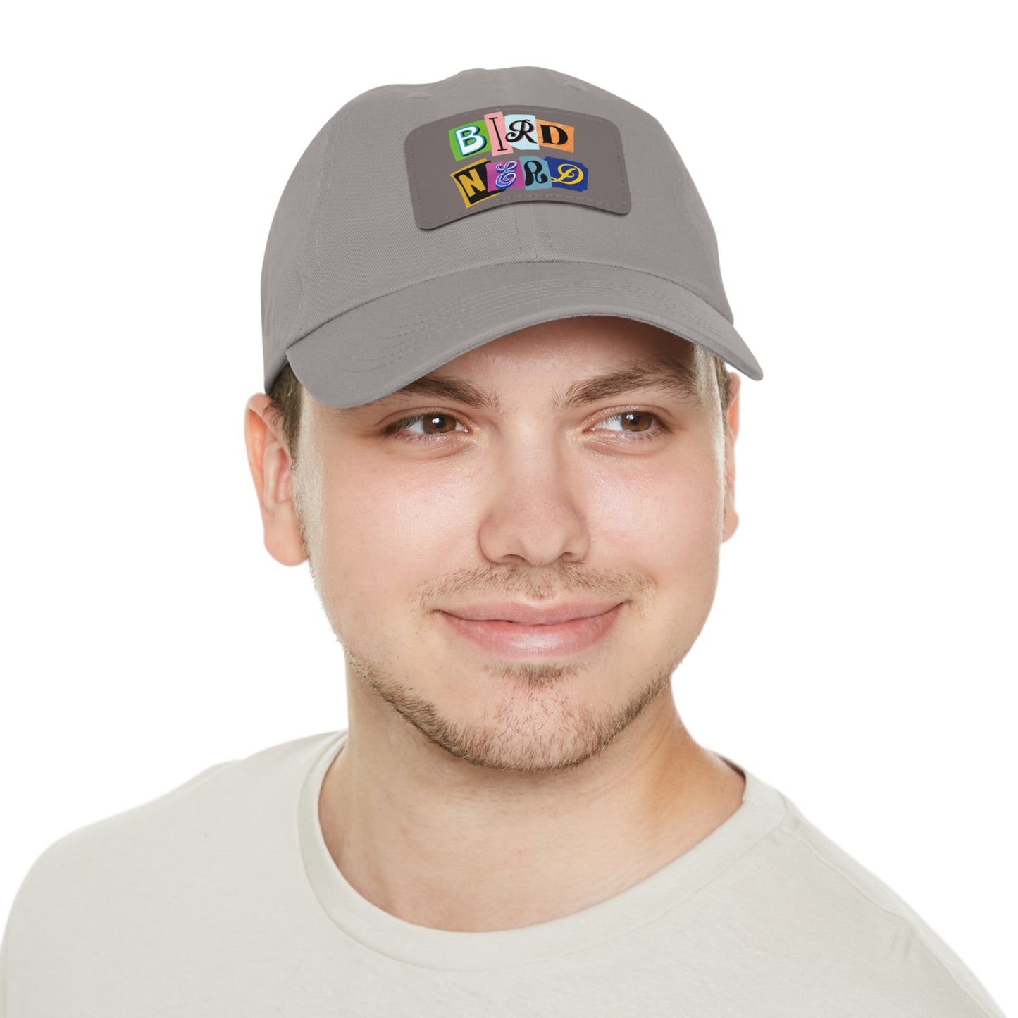 The Nerdy Birder - Bird Nerd Dad Hat with Leather Patch, Casual Cap for Bird Lovers, Unique Gift for Birdwatching, Outdoor Adventure Hat, Unisex