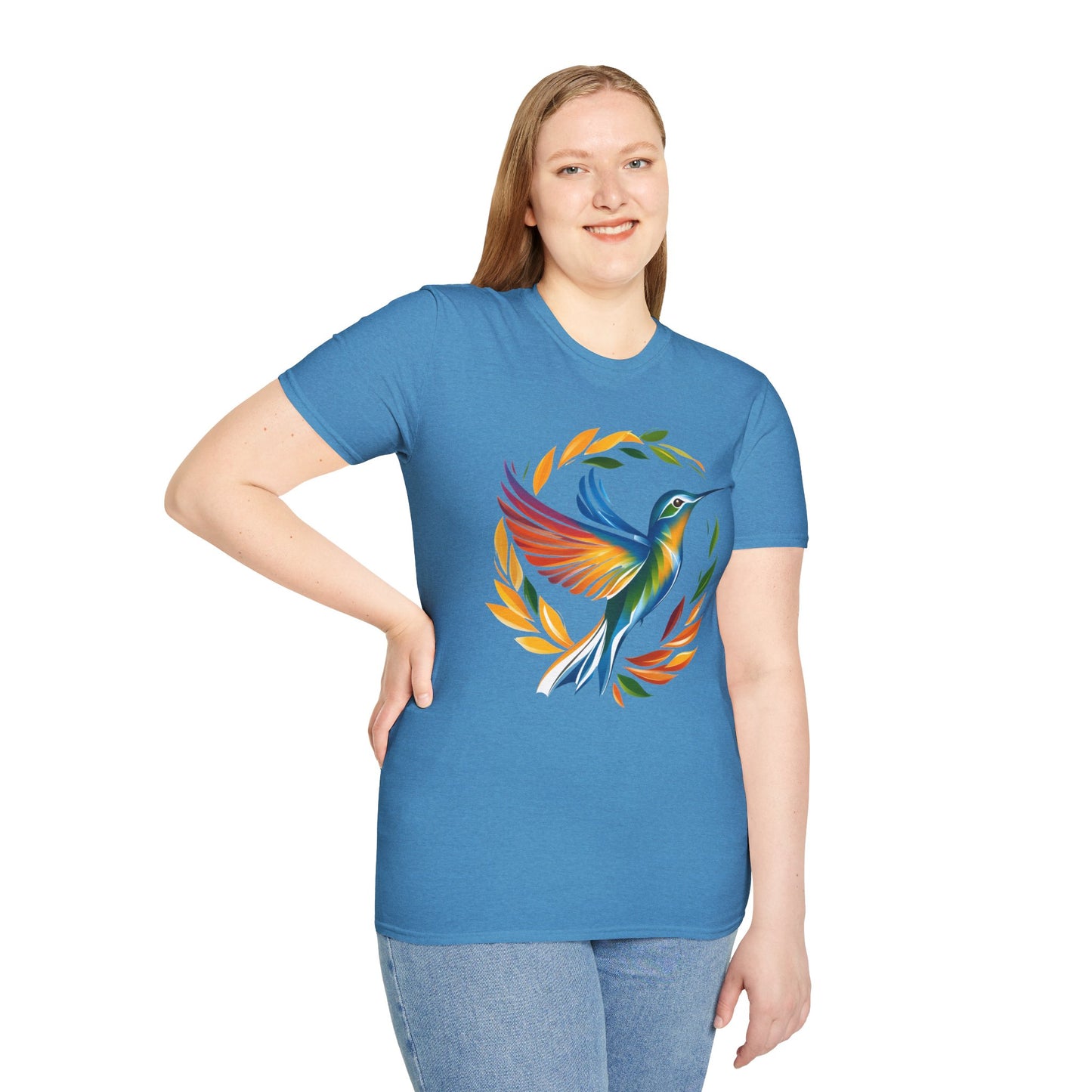 Hummingbird Rainbow Softstyle T-Shirt