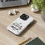 The Nerdy Birder - Easily Distracted by Birds Tough Phone Cases, Bird Lover Gift, Unique Phone Accessory, Nature-Themed Case