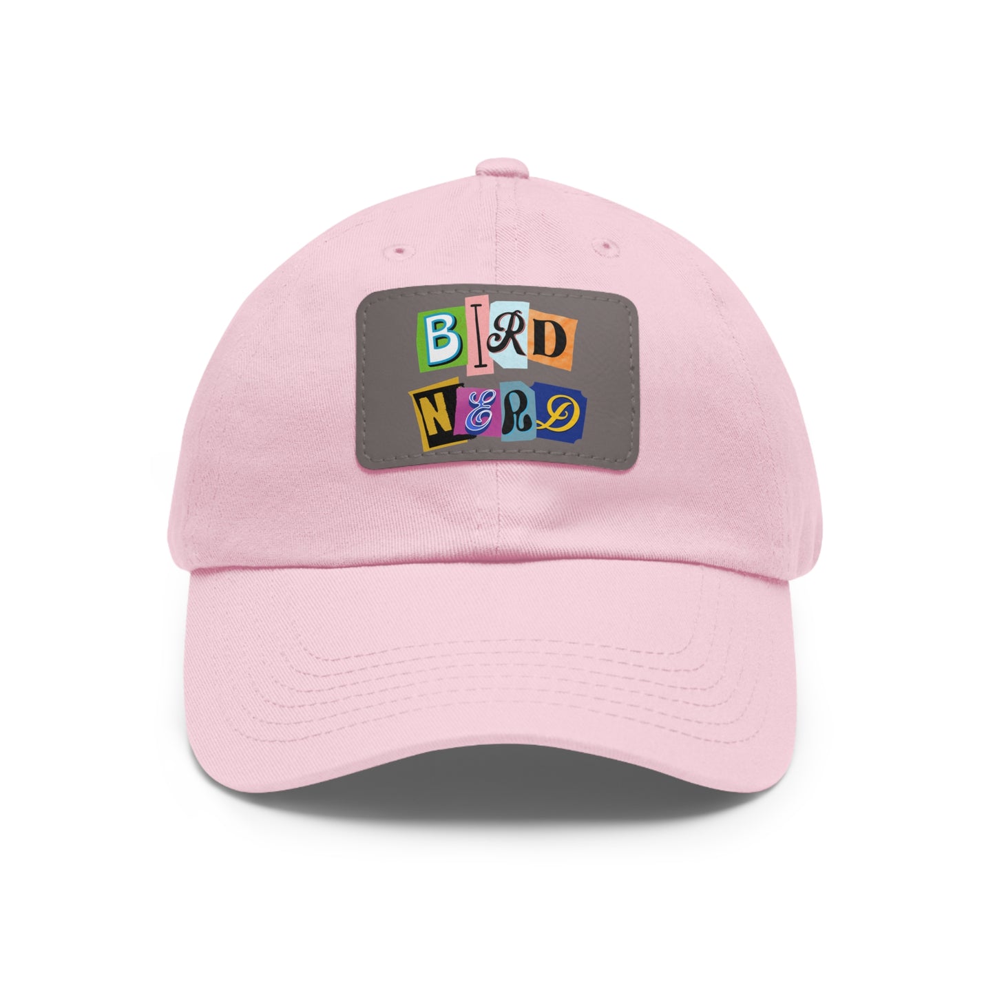 The Nerdy Birder - Bird Nerd Dad Hat with Leather Patch, Casual Cap for Bird Lovers, Unique Gift for Birdwatching, Outdoor Adventure Hat, Unisex