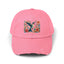 Hummingbird In Bloom Vintage Style Hat - Unisex Distressed Cap