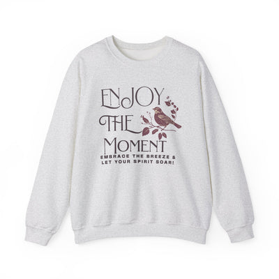Enjoy The Moment Unisex Heavy Blend™ Crewneck Sweatshirt - Cozy Relaxation Wear