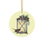 Holiday Latern Ceramic Ornament — 4 Shape Options