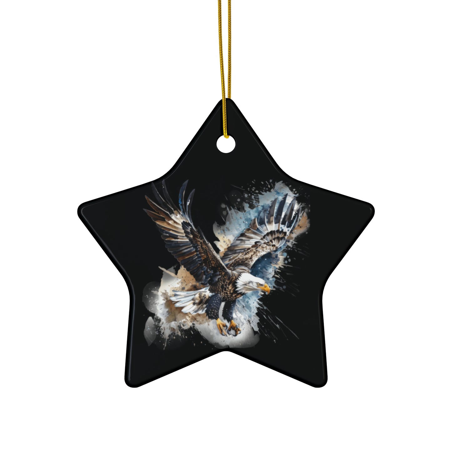 Flying Eagle Ornament — 4 Shape Options