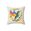Hummingbird Rainbow Pillow Decorative Home Accents