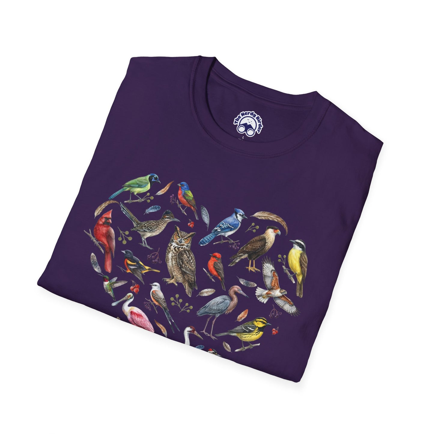 Heart of Texas Birds T-Shirt for Bird Lovers & Birdwatchers