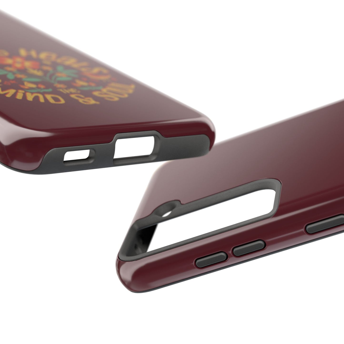 The Nerdy Birder - Birding Heals the Mind & Soul Design, Tough Secure Phone Covers for Bird Lovers, Artistic Gifts for Nature Enthusiasts