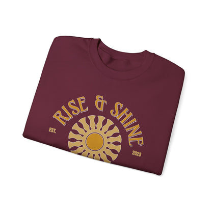 Rise & Shine Early Bird Crewneck Sweatshirt - Perfect for Bird Lovers