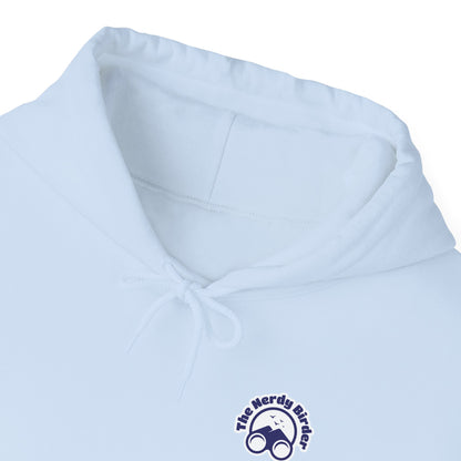 The Nerdy Birder Silly Goose Club Back Design Unisex Hoodie - Cozy Sweatshirt for Nature Lovers