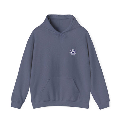 Peace Love Birds Unisex Hoodie Back Design - Cozy Sweatshirt for Nature Lovers