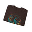 Elegant Peacock Design Unisex Crewneck Sweatshirt