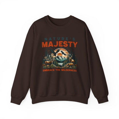 Nature's Majesty Graphic Sweatshirt - Embrace the Wilderness