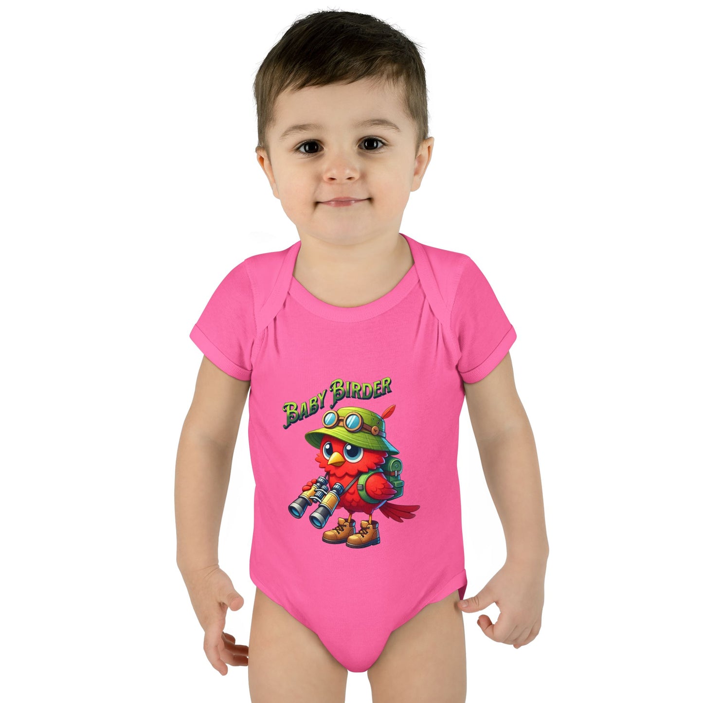 The Nerdy Birder - Baby Birder Infant Bodysuit, Cute Baby Clothes, Baby Shower Gift, Newborn Outfit, Baby Apparel, Gift for Bird Enthusiasts