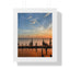Serene Sunset Framed Vertical Poster - Tranquil Wall Art for Home Decor