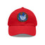 The Nerdy Birder - "Calm The Flock Down" Dad Hat, Leather Patch Cap, Perfect Gift for Dads, Nature Lovers, Casual Style Cap, Summer Accessories