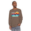 Easily Distracted by Birds Retro Sunset Long Sleeve Tee