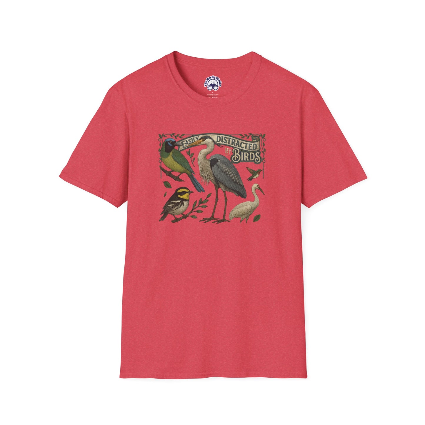 Easily Distracted by Texas Birds Graphic T-Shirt