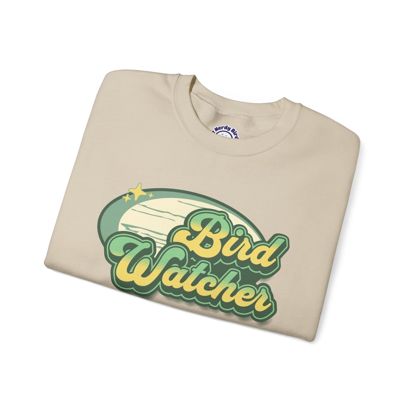 Bird Watcher Graphic Unisex Crewneck Sweatshirt