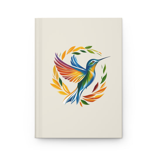 Hummingbird Rainbow Hardcover Journal - Perfect for Nature Lovers & Birdwatchers
