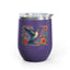Hummingbird In Bloom Wine Tumbler- 12oz Insulated Cup