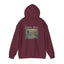 The Nerdy Birder - Eagle Soars Back Design Unisex Hoodie - Cozy Sweatshirt for Nature Lovers