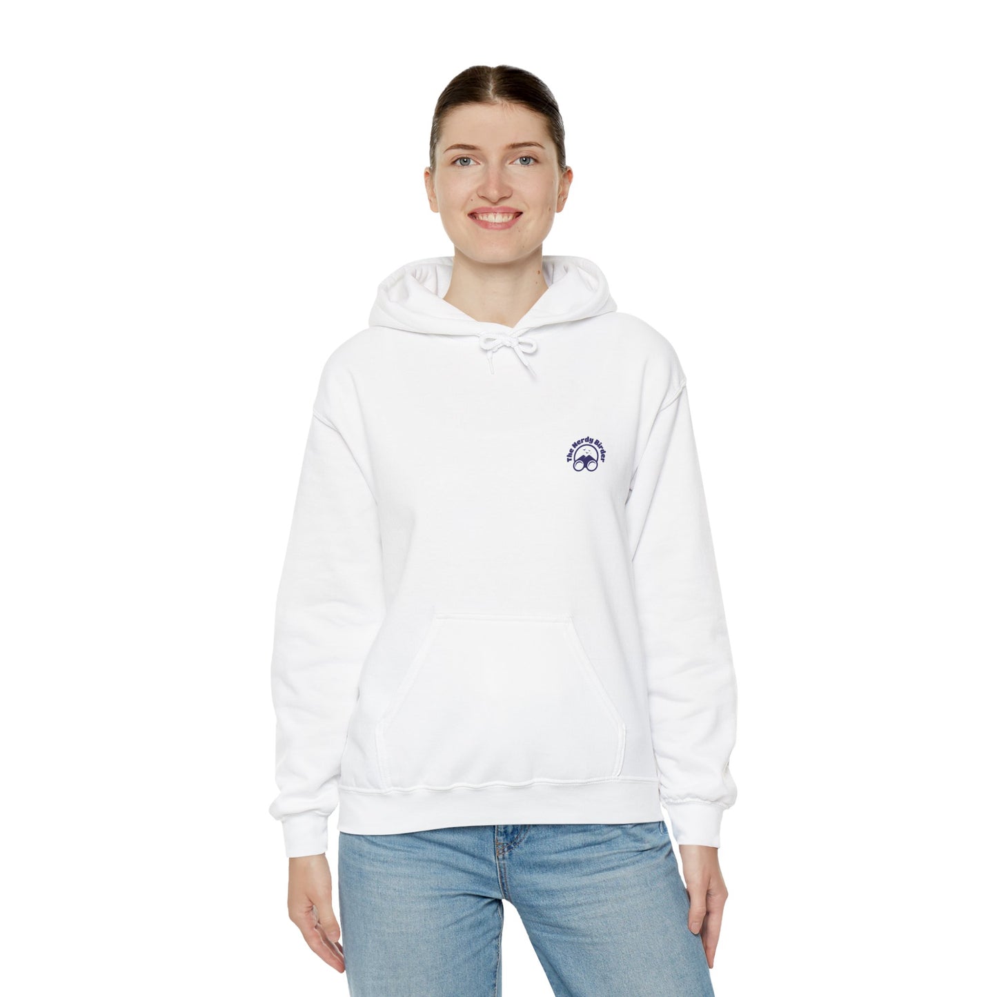 Hummingbird Rainbow Hoodie Back Design - Cozy Sweatshirt for Nature Lovers