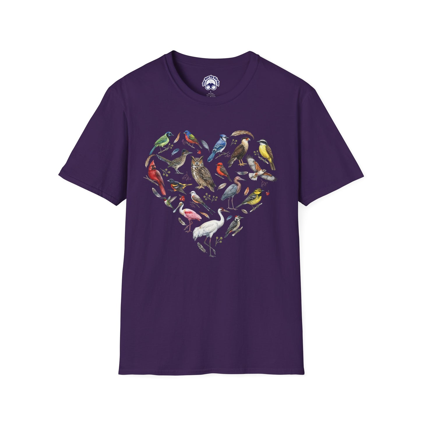 Heart of Texas Birds T-Shirt for Bird Lovers & Birdwatchers