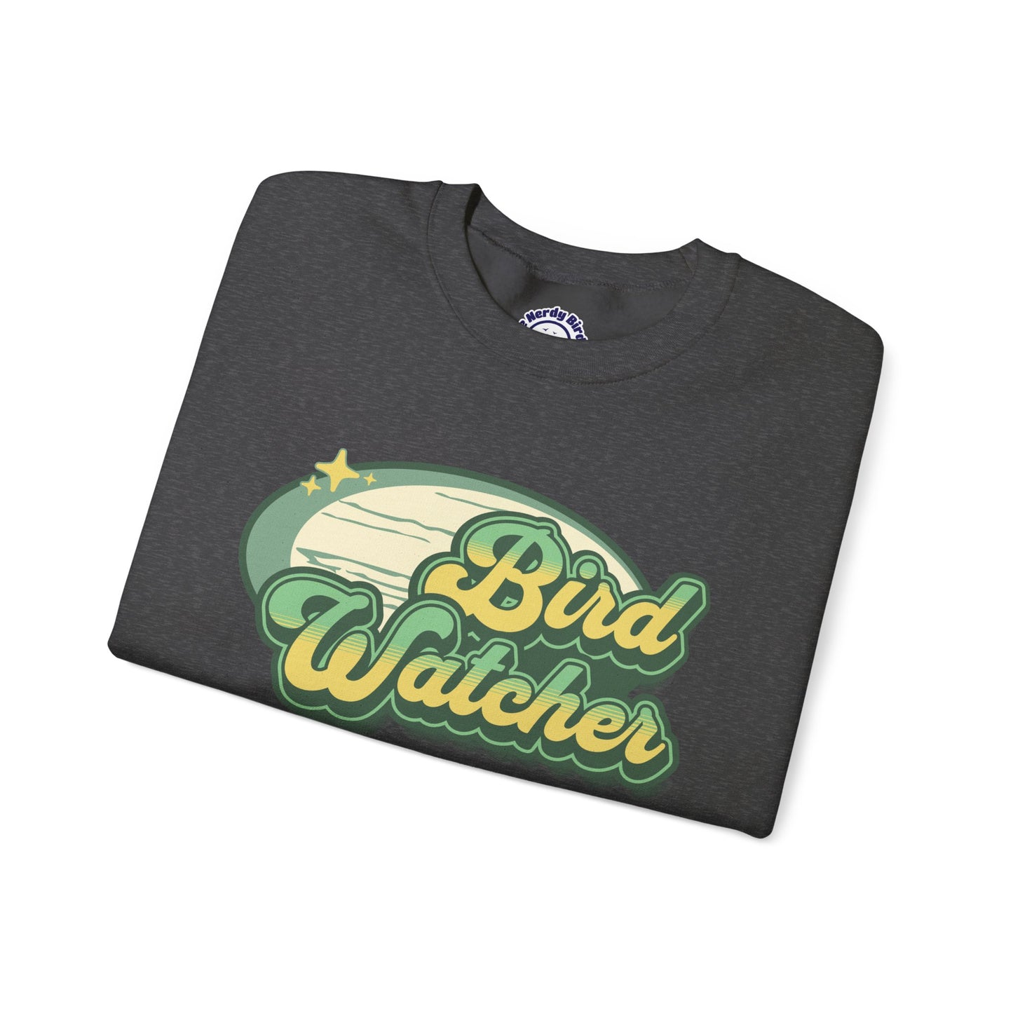 Bird Watcher Graphic Unisex Crewneck Sweatshirt