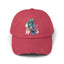 The Nerdy Birder Blue Parrot Vintage Style Hat - Unisex Distressed Cap